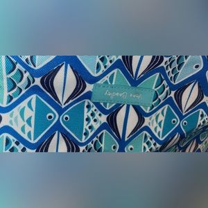 vera bradley “go fish blue” 2 bags 1 small 1 large